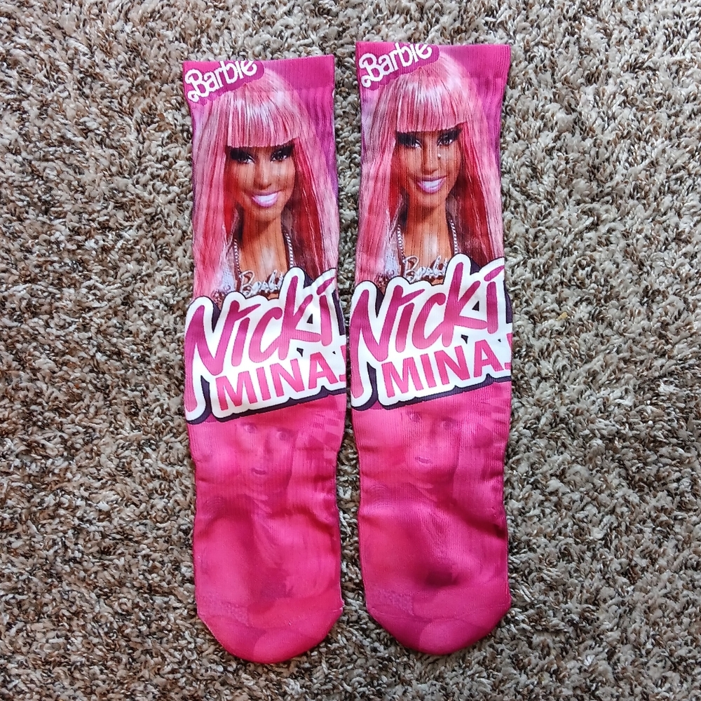 Nicki minaj/ Barbie socks